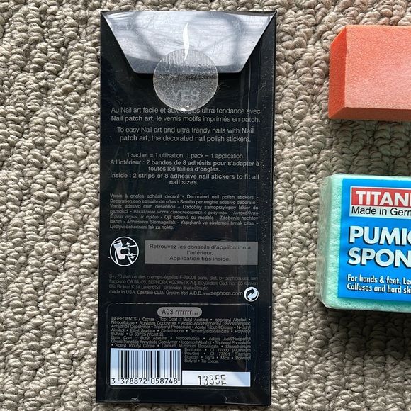 Bath & Body Bundle - Nail Filers, Geisha Nail Clippers & Patches, Pumice Sponge - Picture 6 of 6